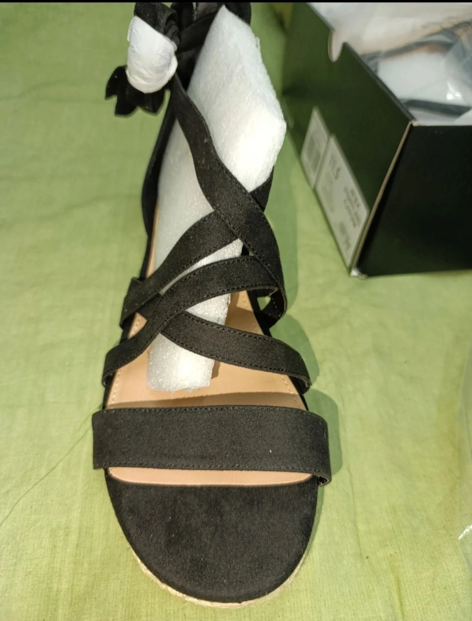 Alpargatas cuña negras Torrid 11.5US/44EUR